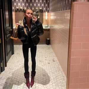 North face 700 black coat jacket ski